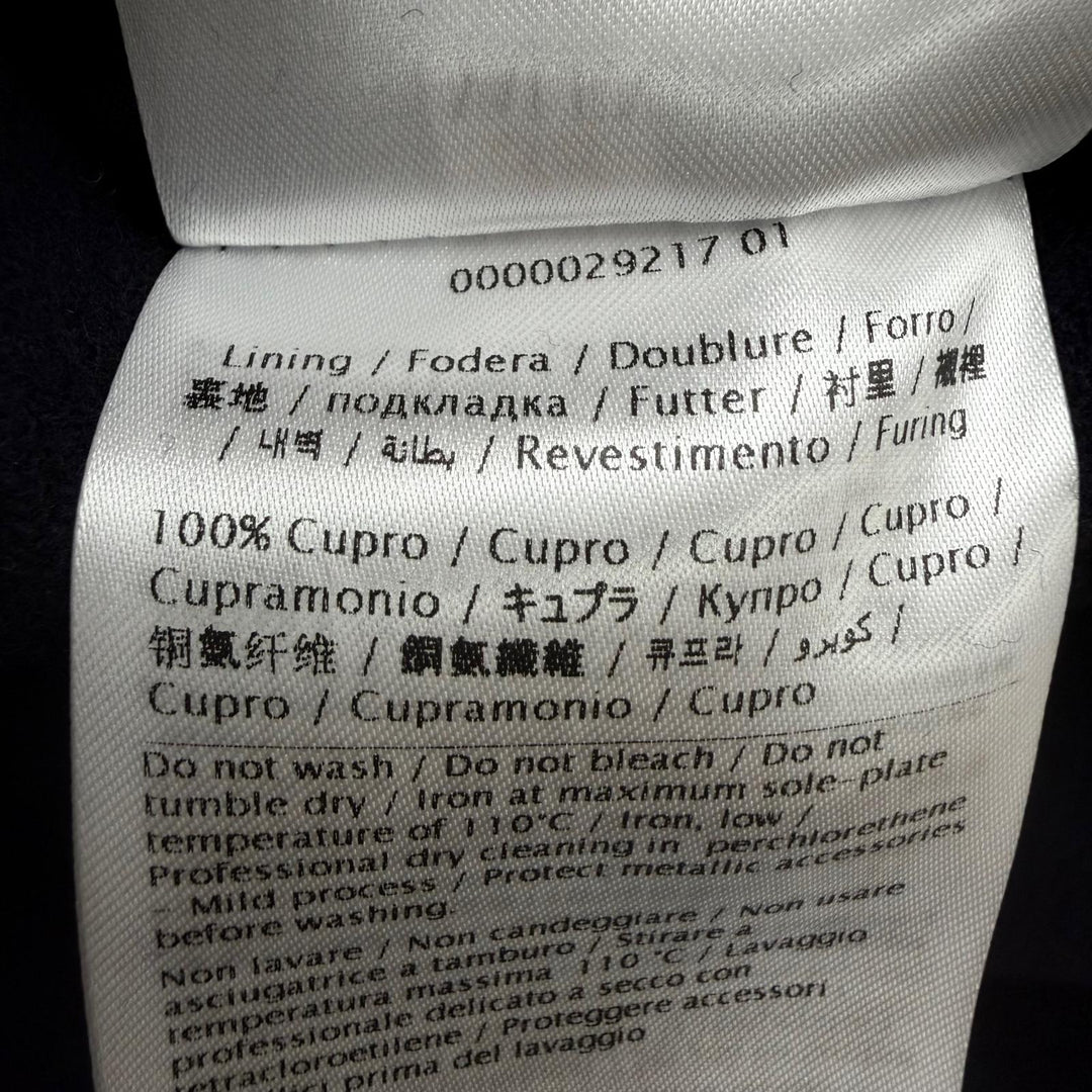 Great VALENTINO coat V logo, gold buttons, double-breasted jacket Navy 38