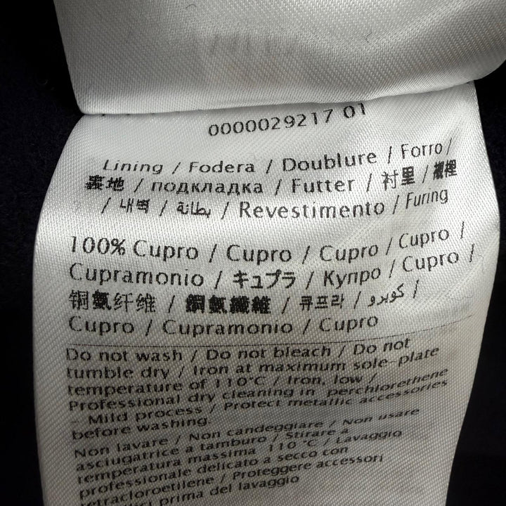 Great VALENTINO coat V logo, gold buttons, double-breasted jacket Navy 38