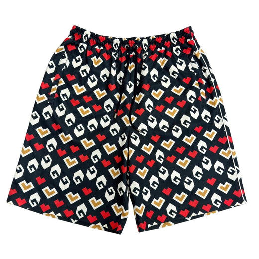 Excellent GUCCI Pants Square G Heart Print All-Over Pattern Technical Jersey