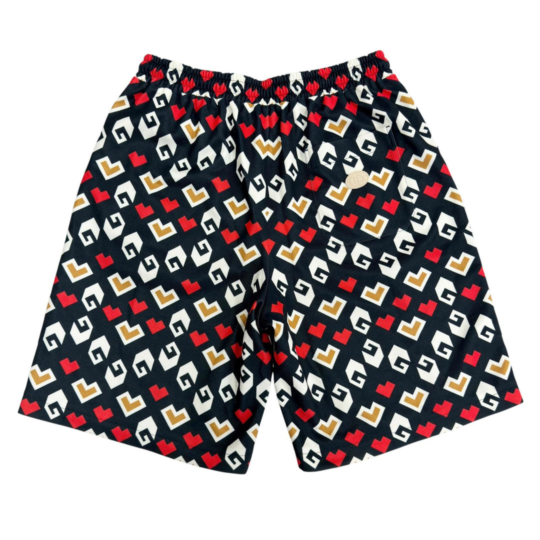 Excellent GUCCI Pants Square G Heart Print All-Over Pattern Technical Jersey