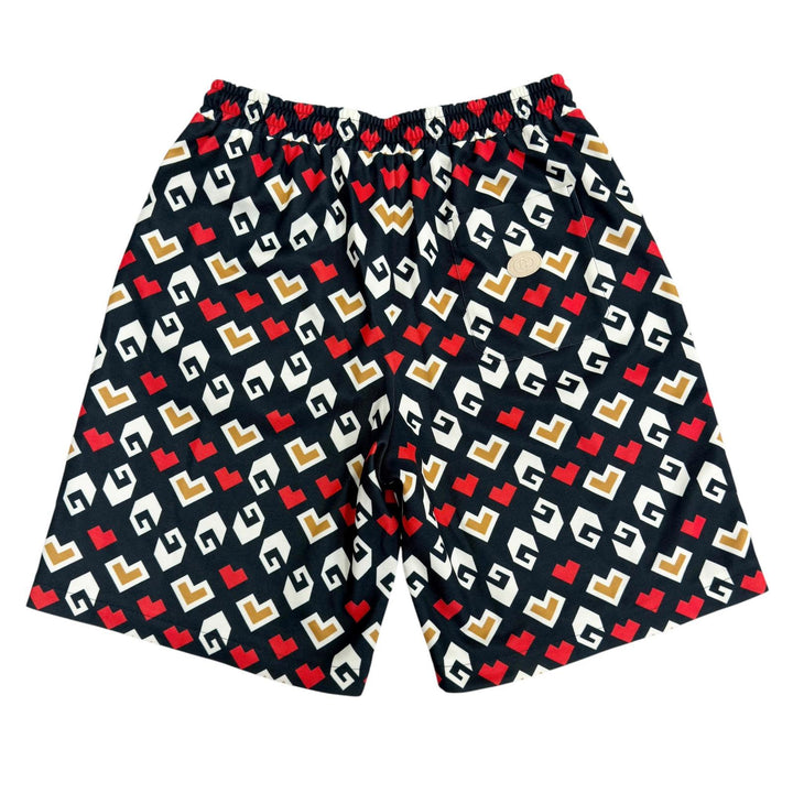 Excellent GUCCI Pants Square G Heart Print All-Over Pattern Technical Jersey