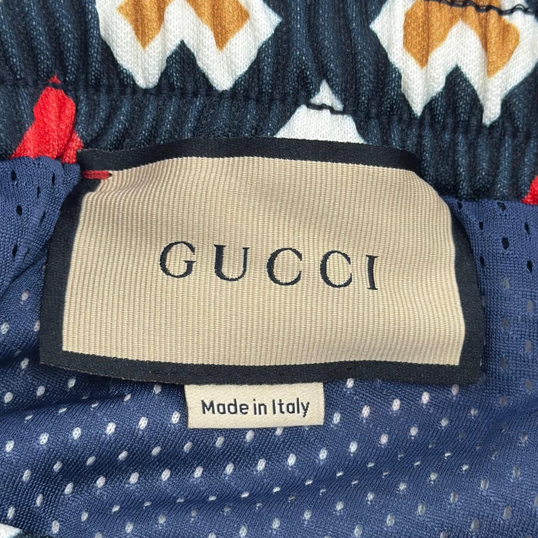 Excellent GUCCI Pants Square G Heart Print All-Over Pattern Technical Jersey