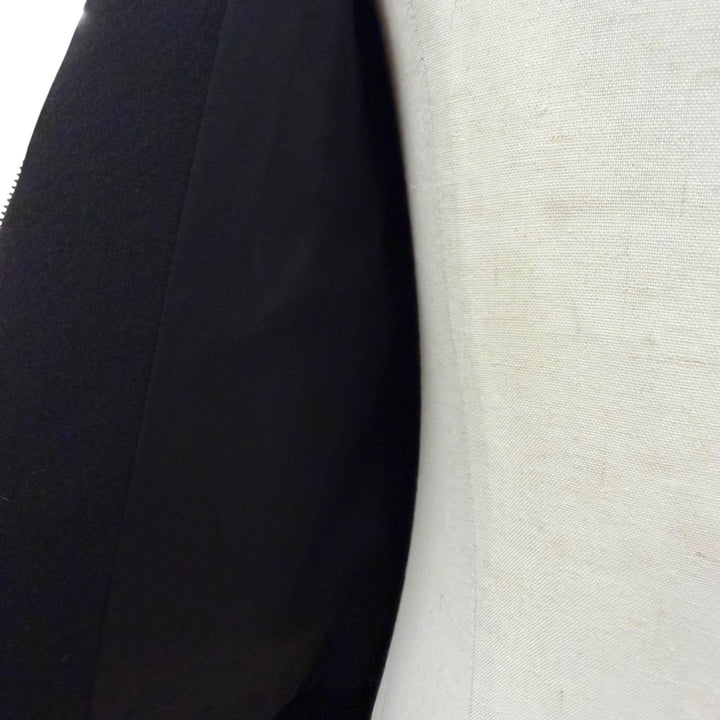 Great GUCCI Bomber jacket double zip-up blouson black wool mens 44 326100