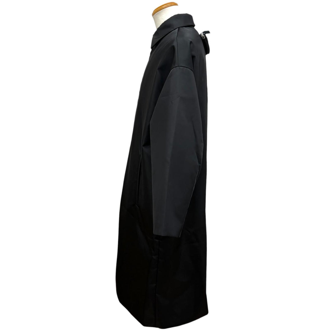 Excellent PRADA coat Re-Nylon Triangle Logo Pouch Included black