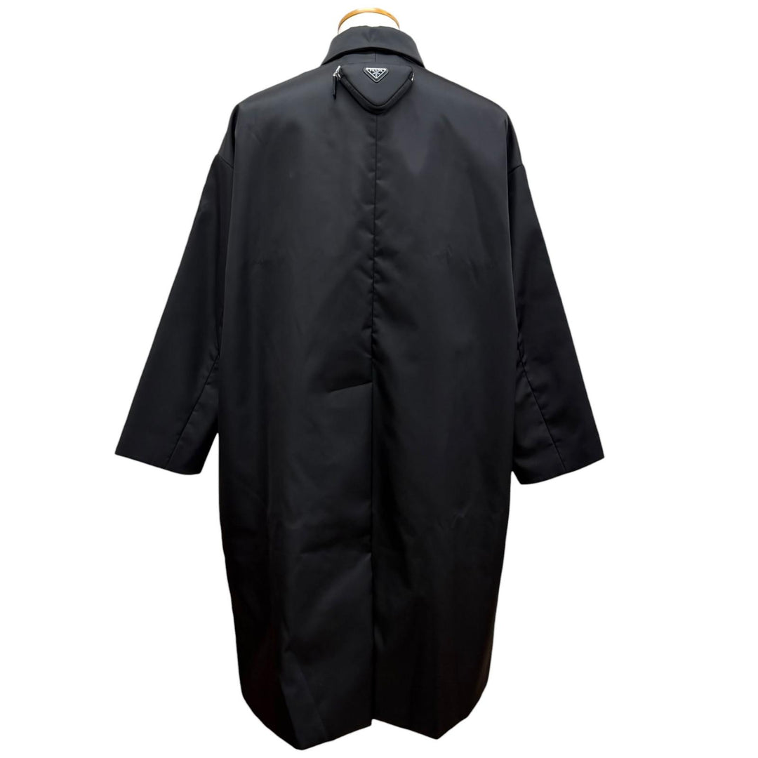Excellent PRADA coat Re-Nylon Triangle Logo Pouch Included black