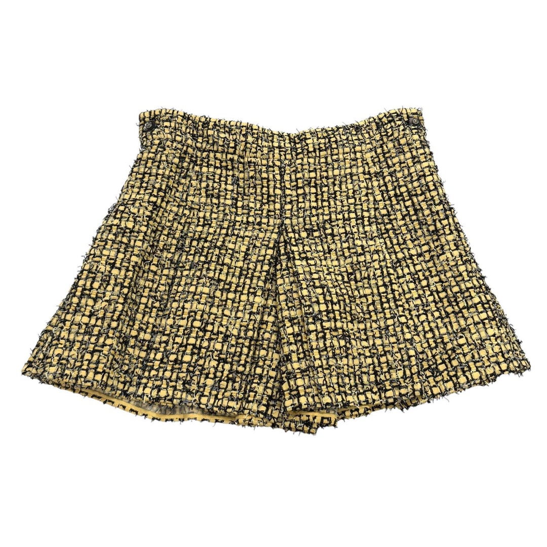 Excellent CHANEL Shorts Lion Button Tweed Pleated polyester 38 22P P72386V63580