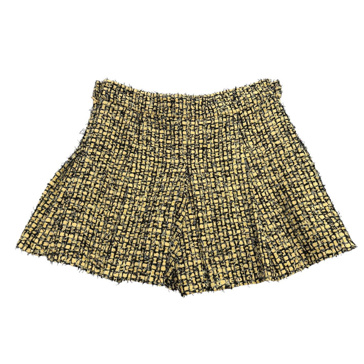 Excellent CHANEL Shorts Lion Button Tweed Pleated polyester 38 22P P72386V63580