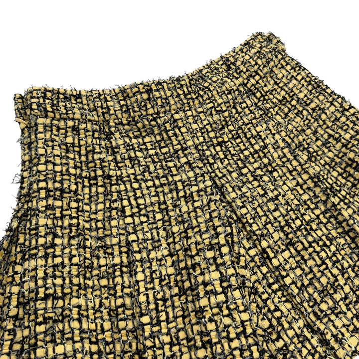 Excellent CHANEL Shorts Lion Button Tweed Pleated polyester 38 22P P72386V63580