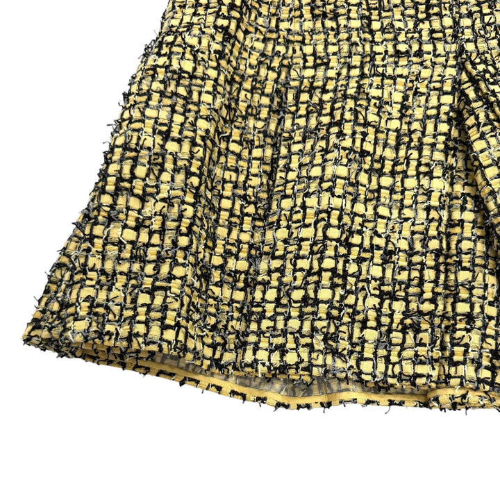 Excellent CHANEL Shorts Lion Button Tweed Pleated polyester 38 22P P72386V63580