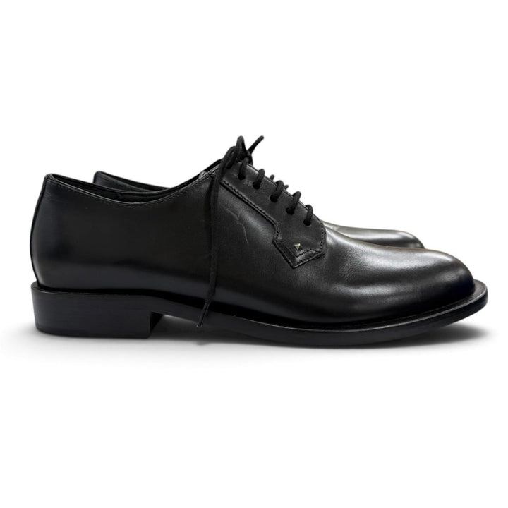 Pristine Valentino Garavani Leather shoes Rockstud Derby black leather Women 38