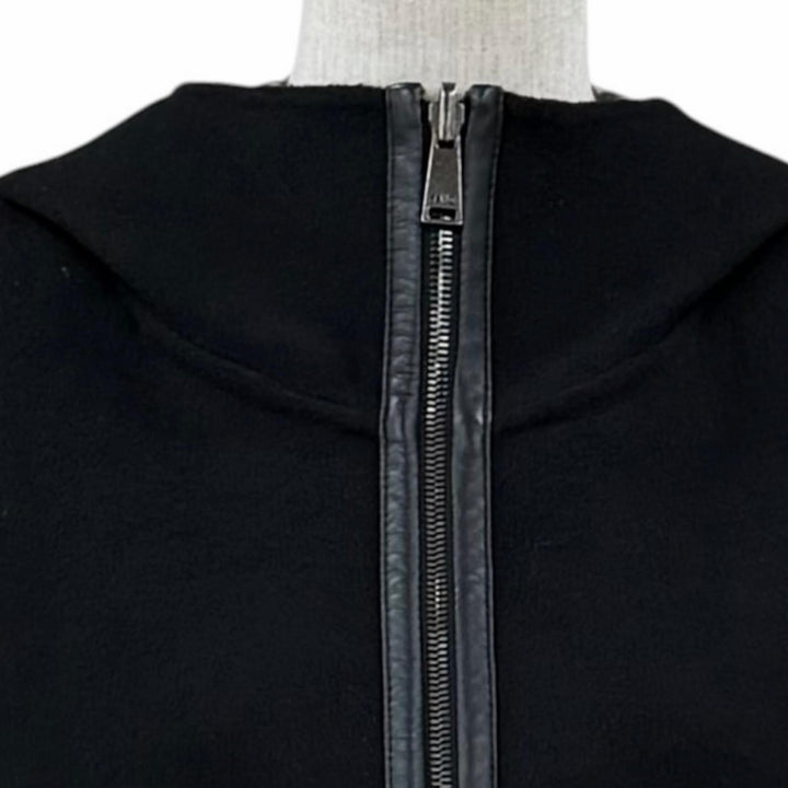 Excellent FENDI Jacket Reversible FF Logo Cropped Pants black wool IT 40 FJ6993