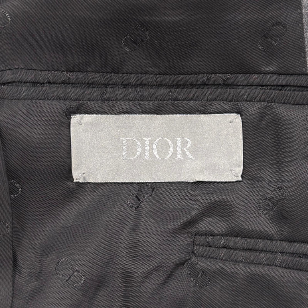 Excellent DIOR tailored jacket gray wool mens 42 DM3C700A0409