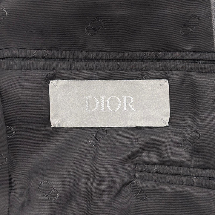Excellent DIOR tailored jacket gray wool mens 42 DM3C700A0409