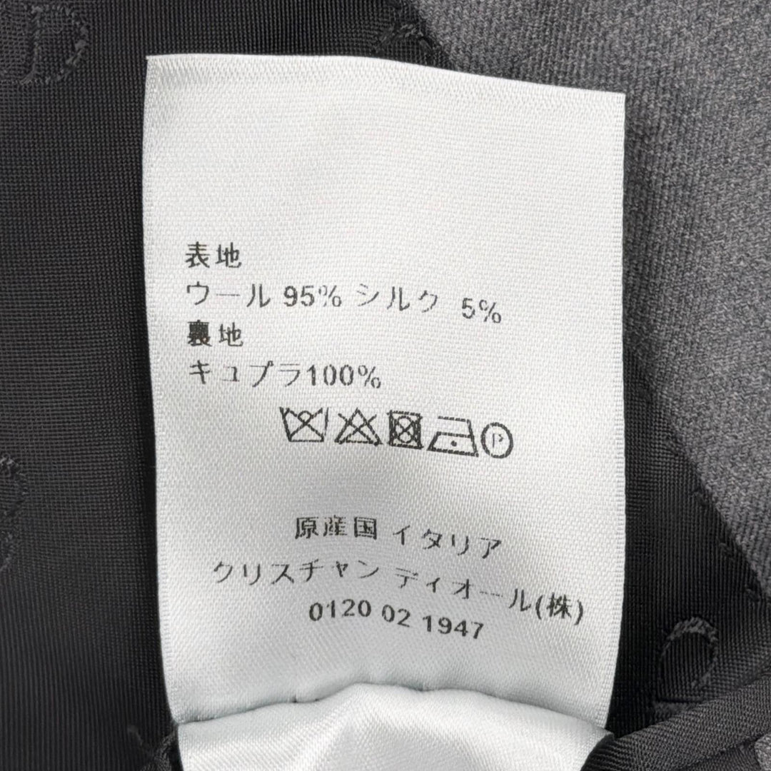 Excellent DIOR tailored jacket gray wool mens 42 DM3C700A0409