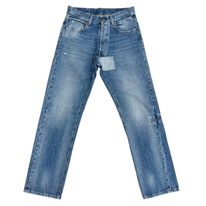 Excellent Maison Margiela Denim pants 5 pocket jeans Indigo cotton S50LA0241
