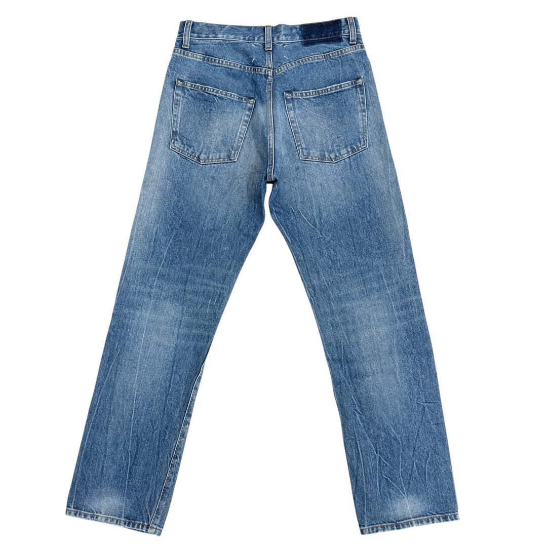 Excellent Maison Margiela Denim pants 5 pocket jeans Indigo cotton S50LA0241