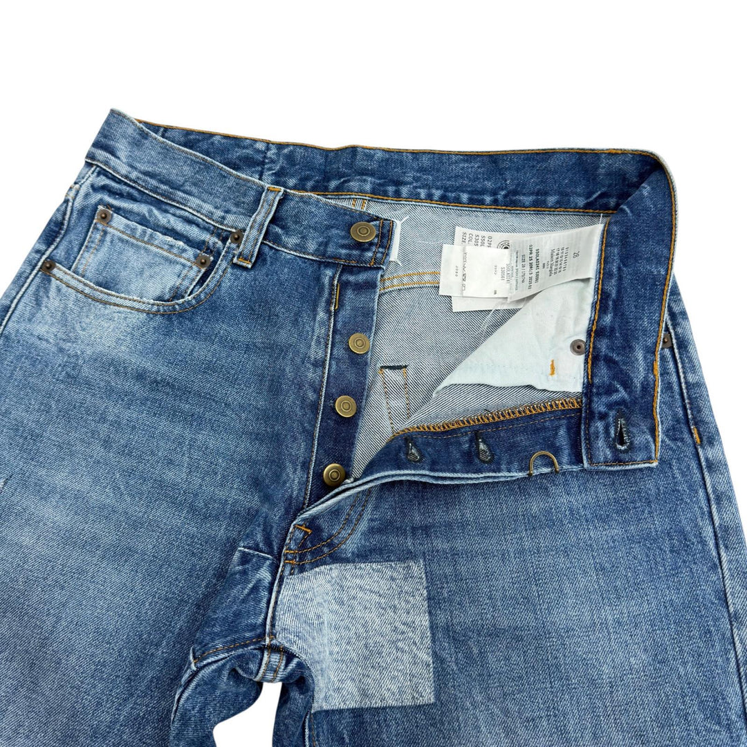 Excellent Maison Margiela Denim pants 5 pocket jeans Indigo cotton S50LA0241