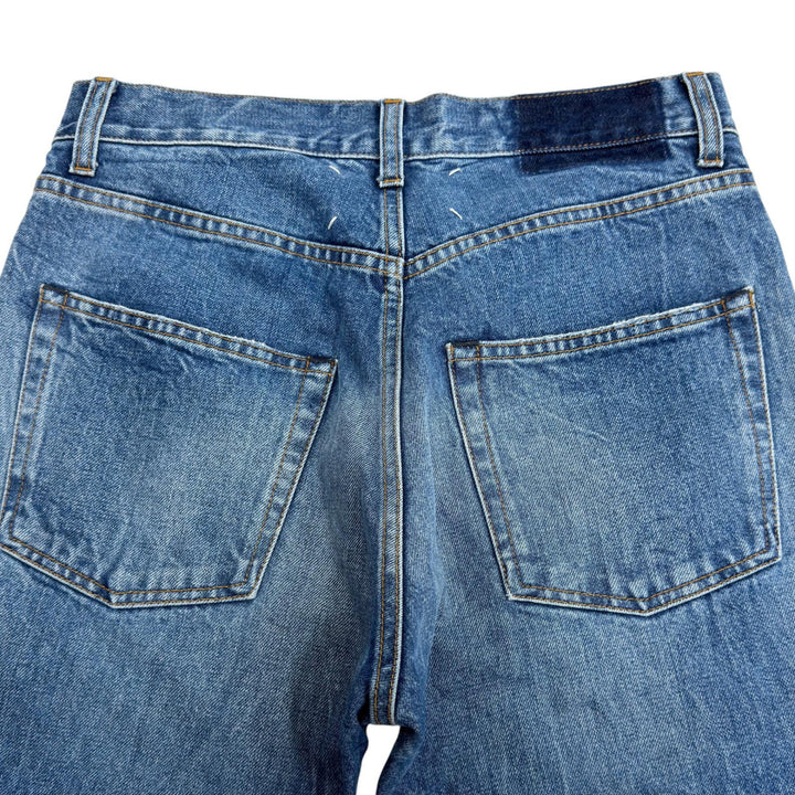 Excellent Maison Margiela Denim pants 5 pocket jeans Indigo cotton S50LA0241