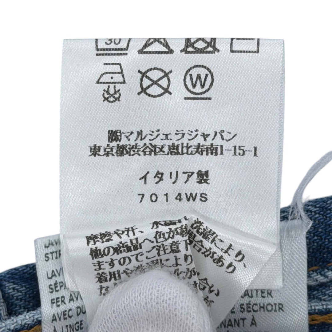 Excellent Maison Margiela Denim pants 5 pocket jeans Indigo cotton S50LA0241
