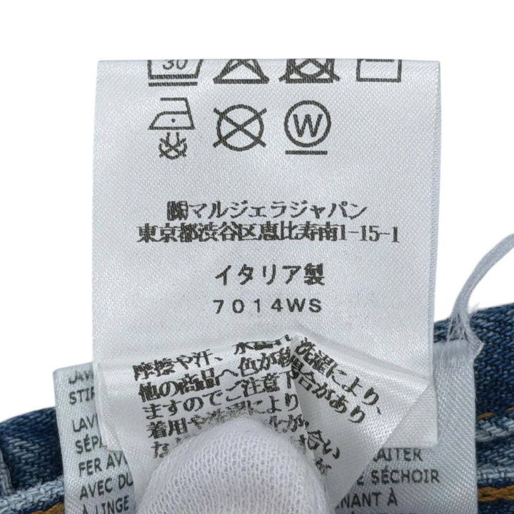 Excellent Maison Margiela Denim pants 5 pocket jeans Indigo cotton S50LA0241