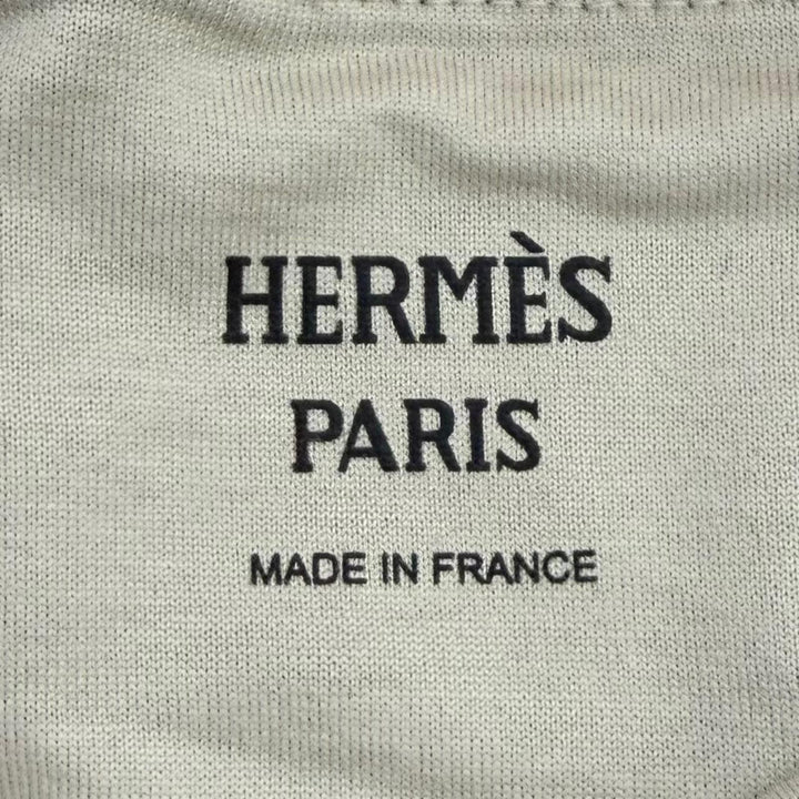 Pristine HERMES one piece Flared dress, Maillon Equestre print 36 6H4522DG