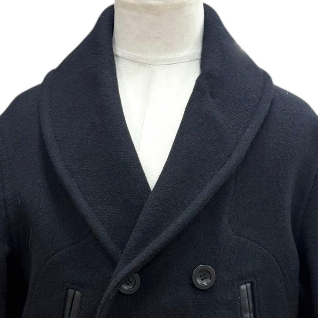 Excellent Maison Margiela 10 Chester coat black wool mens 46 S50AM0564
