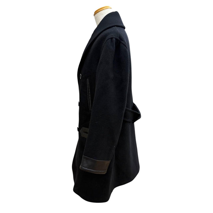 Excellent Maison Margiela 10 Chester coat black wool mens 46 S50AM0564