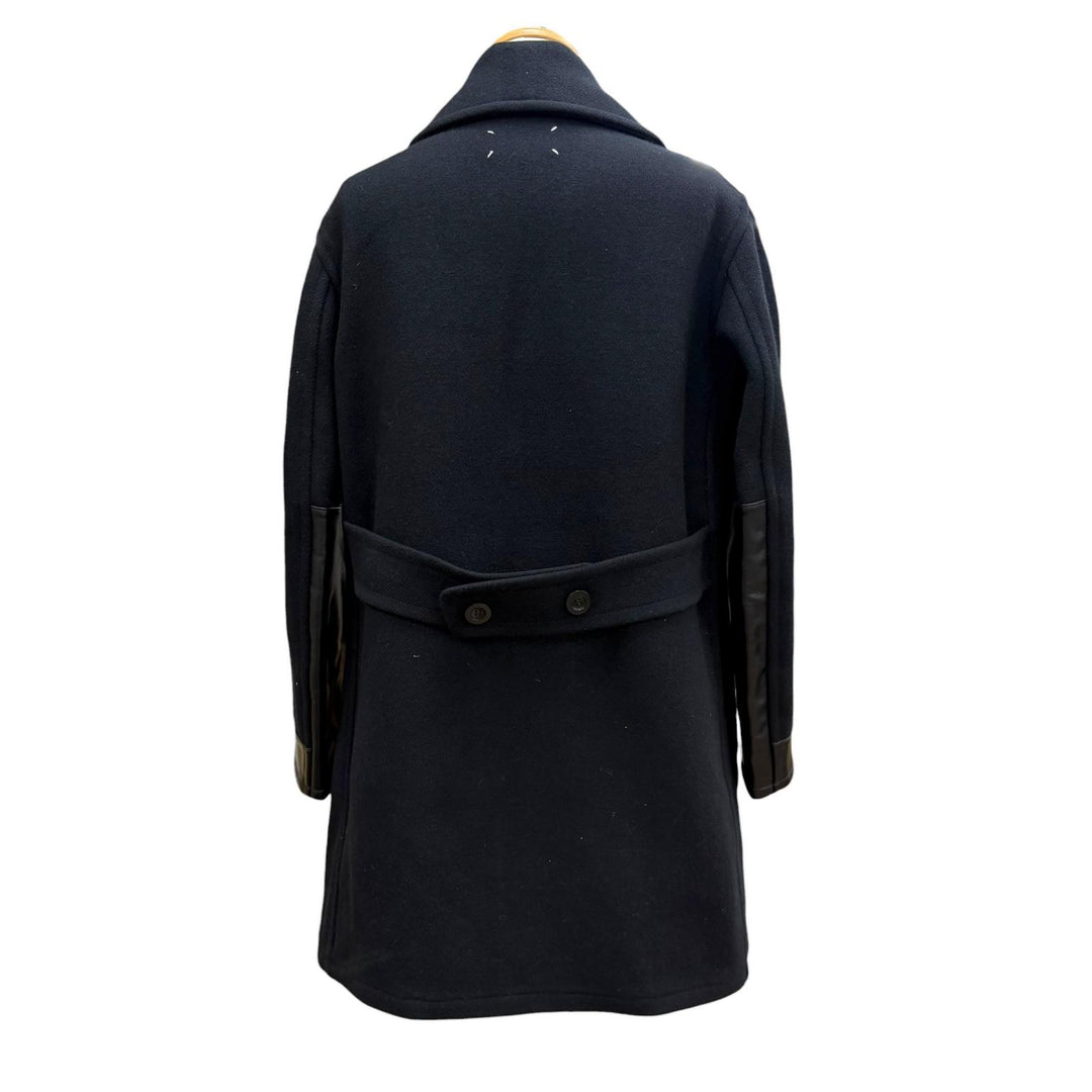 Excellent Maison Margiela 10 Chester coat black wool mens 46 S50AM0564