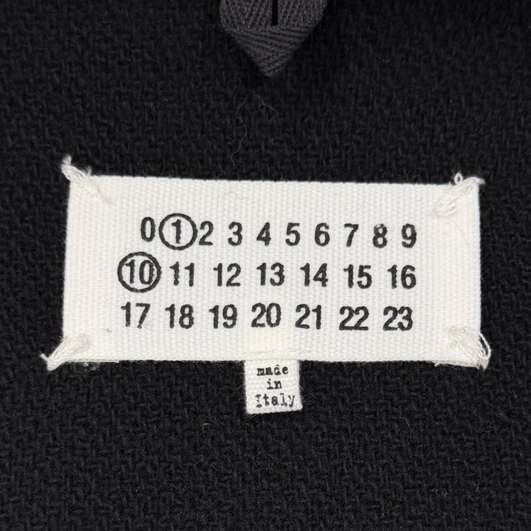 Excellent Maison Margiela 10 Chester coat black wool mens 46 S50AM0564