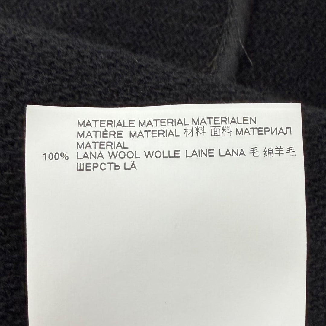 Excellent Maison Margiela 10 Chester coat black wool mens 46 S50AM0564