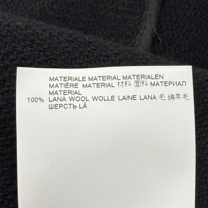 Excellent Maison Margiela 10 Chester coat black wool mens 46 S50AM0564