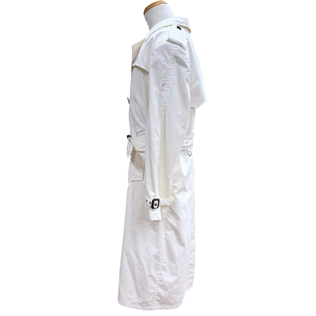 Excellent Maison Margiela 1 10 trench coat white wool mens 46 S50AH0126