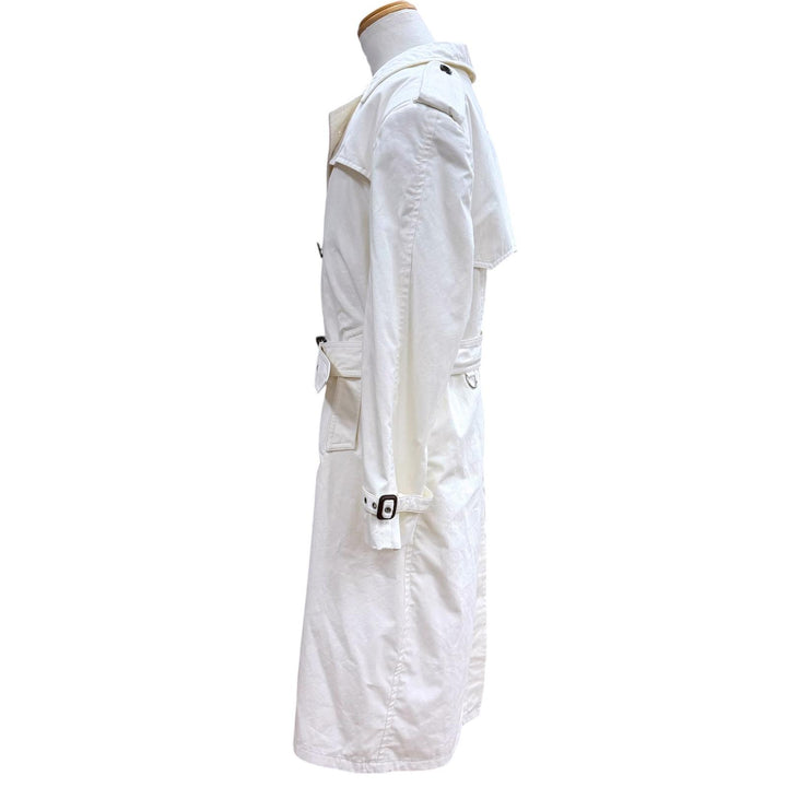 Excellent Maison Margiela 1 10 trench coat white wool mens 46 S50AH0126