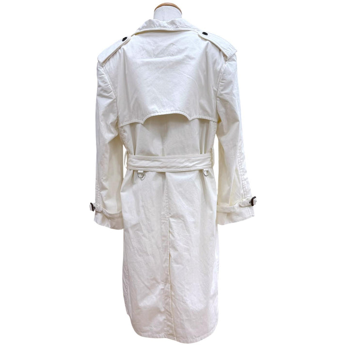 Excellent Maison Margiela 1 10 trench coat white wool mens 46 S50AH0126