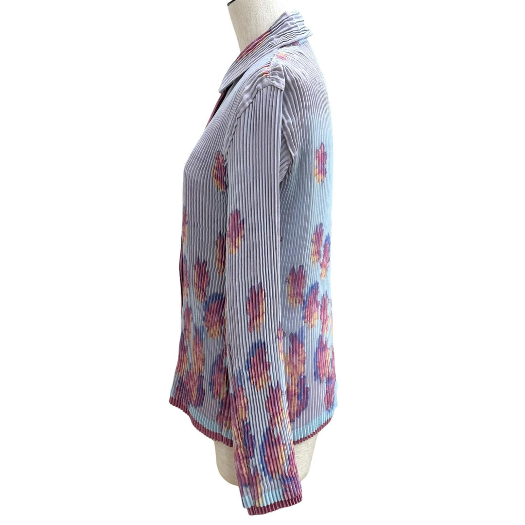 Excellent ISSEY MIYAKE Long sleeve shirt Multi polyester Women 3 IM03FJ970