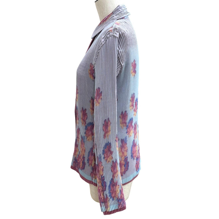 Excellent ISSEY MIYAKE Long sleeve shirt Multi polyester Women 3 IM03FJ970