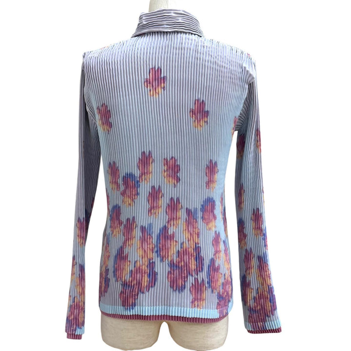 Excellent ISSEY MIYAKE Long sleeve shirt Multi polyester Women 3 IM03FJ970