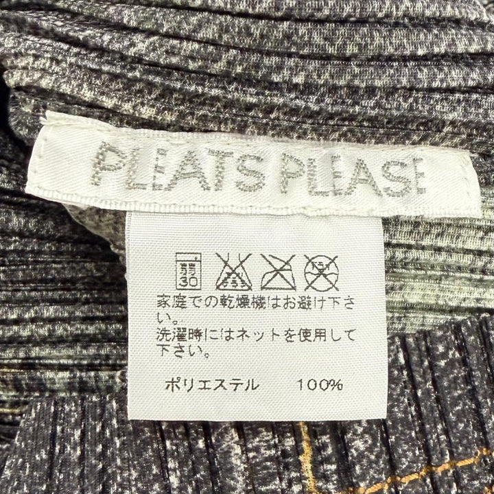 Excellent PLEATS PLEASE tops Black series polyester Women 3 PP71-JK535