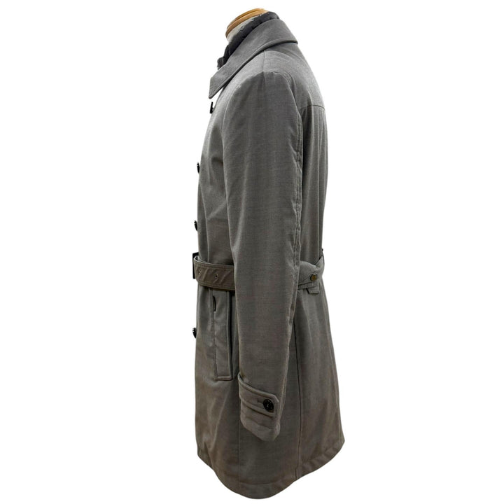 Excellent MOORER trench coat MINOSSE-LL gray wool mens 46