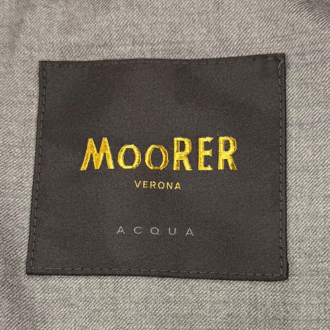Excellent MOORER trench coat MINOSSE-LL gray wool mens 46