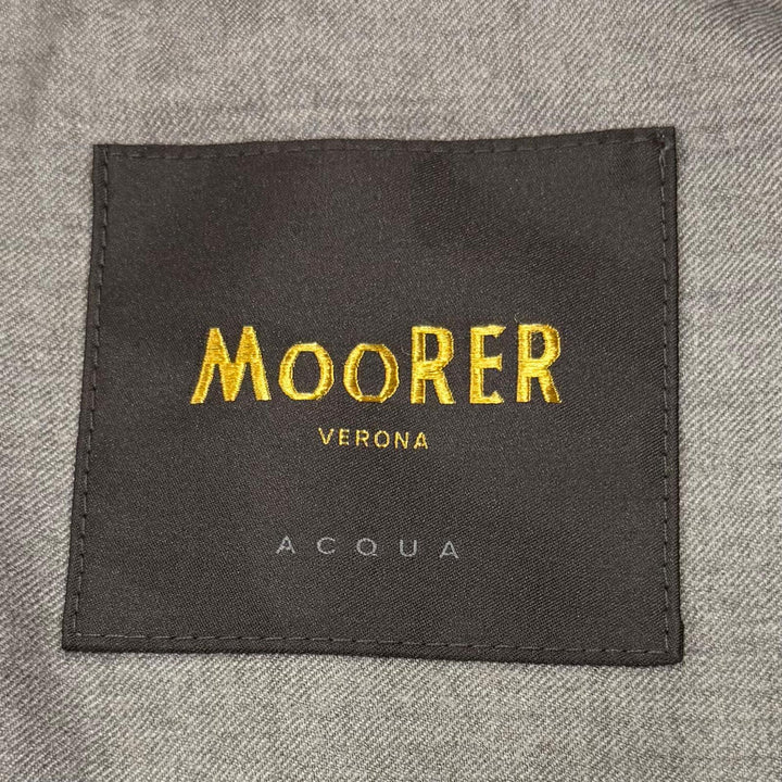 Excellent MOORER trench coat MINOSSE-LL gray wool mens 46
