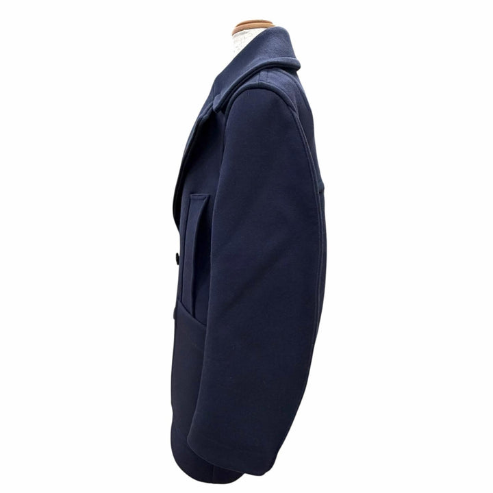 Excellent BOTTEGAVENETA coat Double breasted Navy wool Women 34 711299