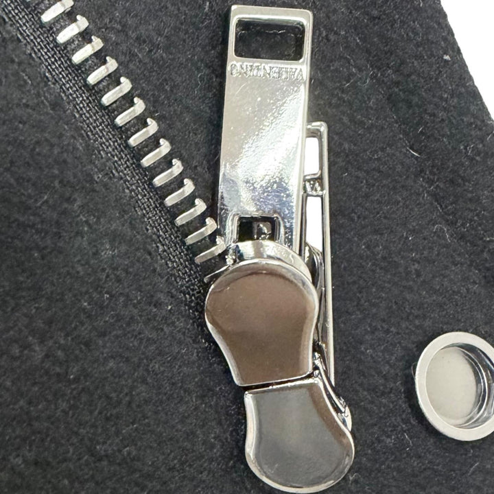 Great VALENTINO Duffel coat Rockstud toggle buttons black wool mens