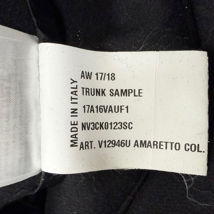 Great VALENTINO Duffel coat Rockstud toggle buttons black wool mens
