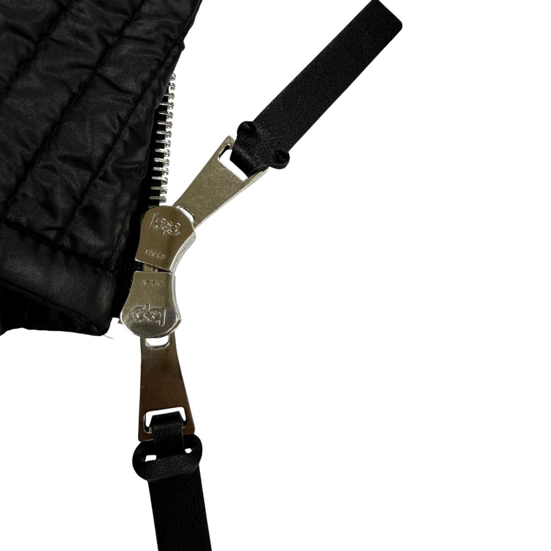 Excellent MONCLER GENIUS 2 down coat PATRICIA Logo patch and hood black Women 00