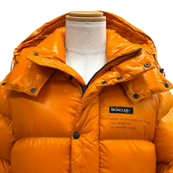 Excellent MONCLER GENIUS 7 FRAGMENT Down jacket HANRIOT Orange Nylon mens 0