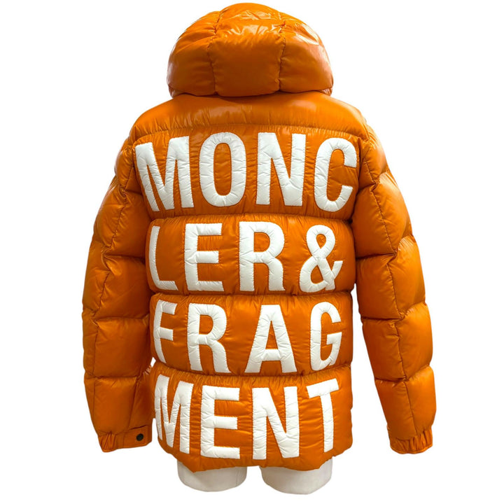 Excellent MONCLER GENIUS 7 FRAGMENT Down jacket HANRIOT Orange Nylon mens 0