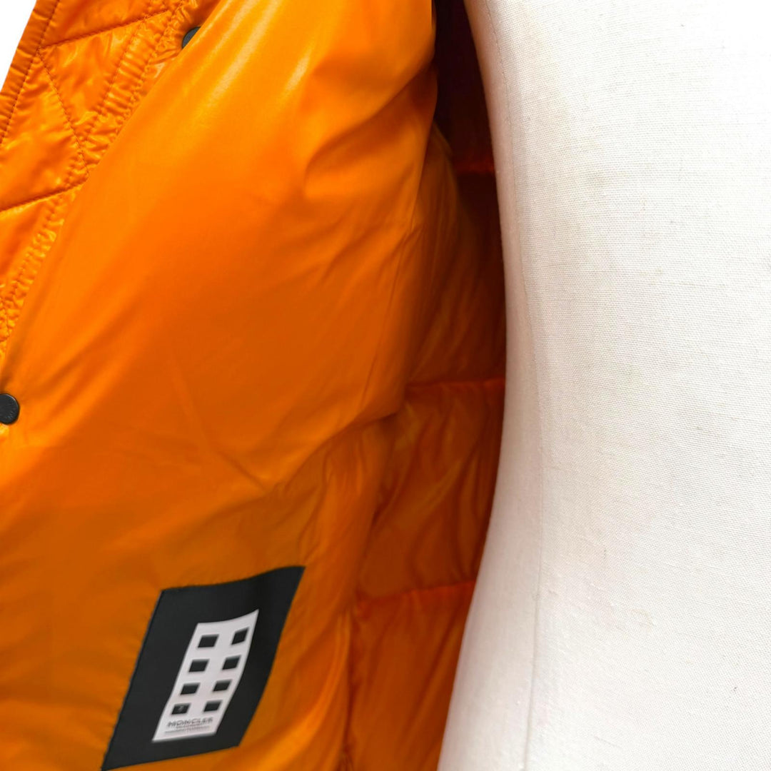 Excellent MONCLER GENIUS 7 FRAGMENT Down jacket HANRIOT Orange Nylon mens 0