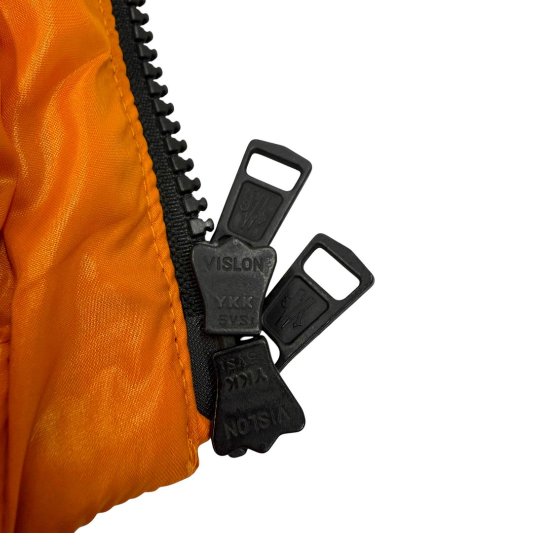 Excellent MONCLER GENIUS 7 FRAGMENT Down jacket HANRIOT Orange Nylon mens 0