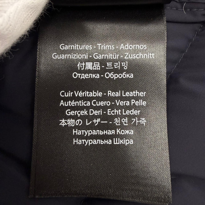 Great MACKAGE down coat FARREN Logo patch, leather trim, hooded M 11122606-2A